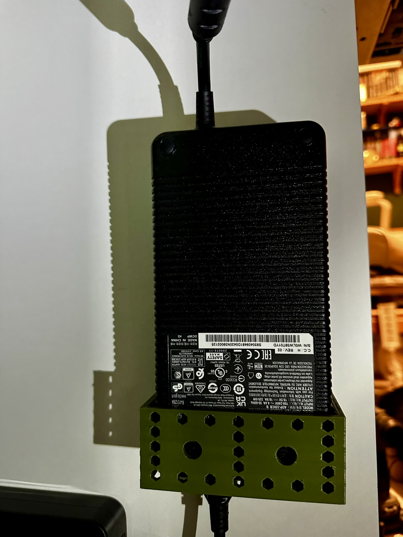 Uchwyt pod zasilacz MSI ADP-330CB-B / Power supply holder MSI laptop
