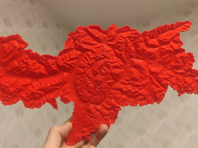 Südtirol 3d map karte