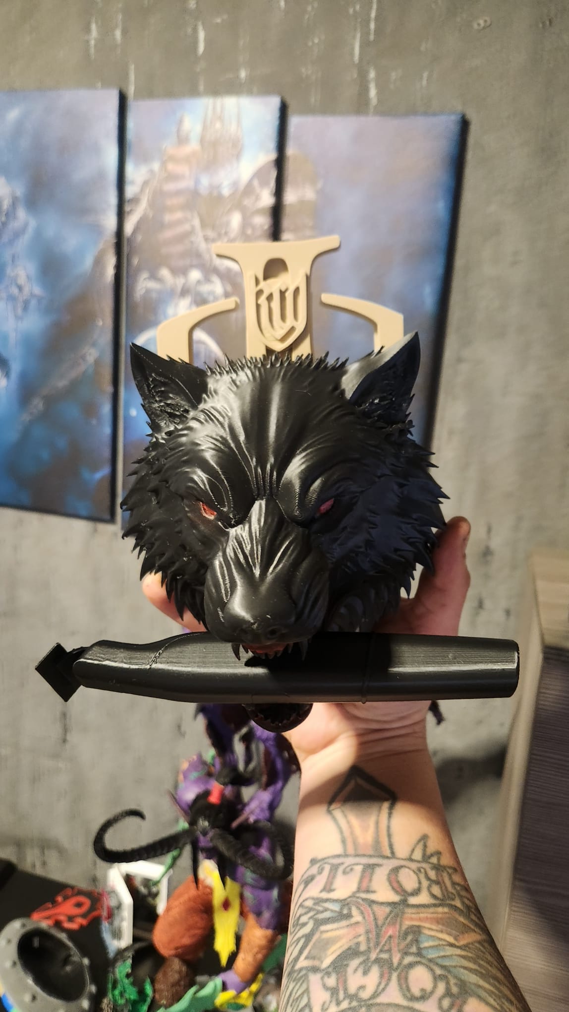 Wolf Head Holder — miniatura 3