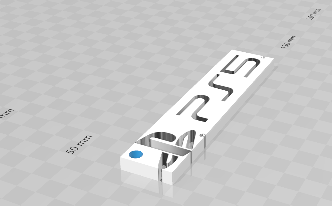 Miniatura 2 do modelo 3D Ps5 keychain