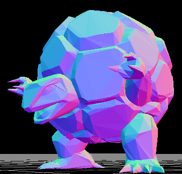 Golem Low Poly — miniatura 2