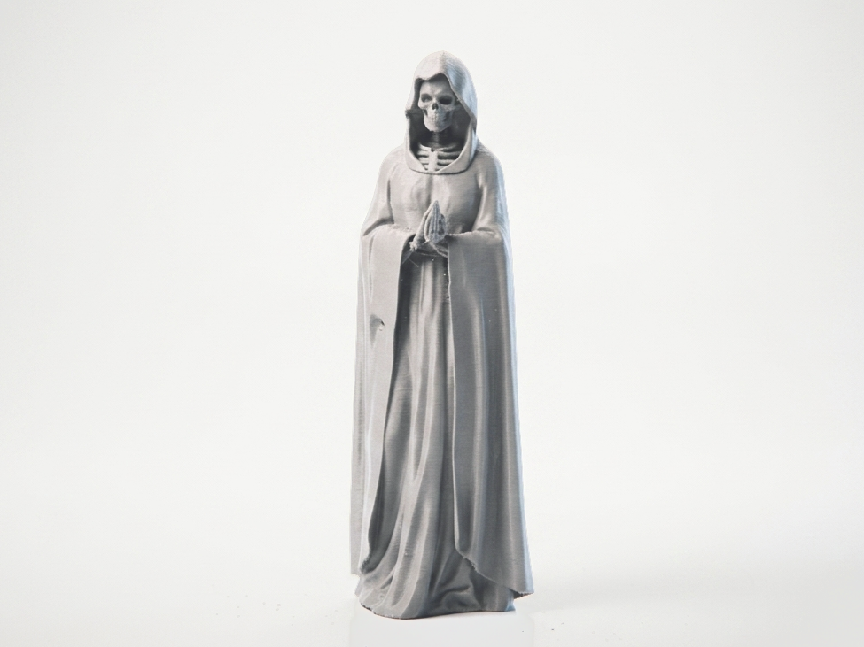 Death Hooded Figure Fantasy Statue 3D Printable