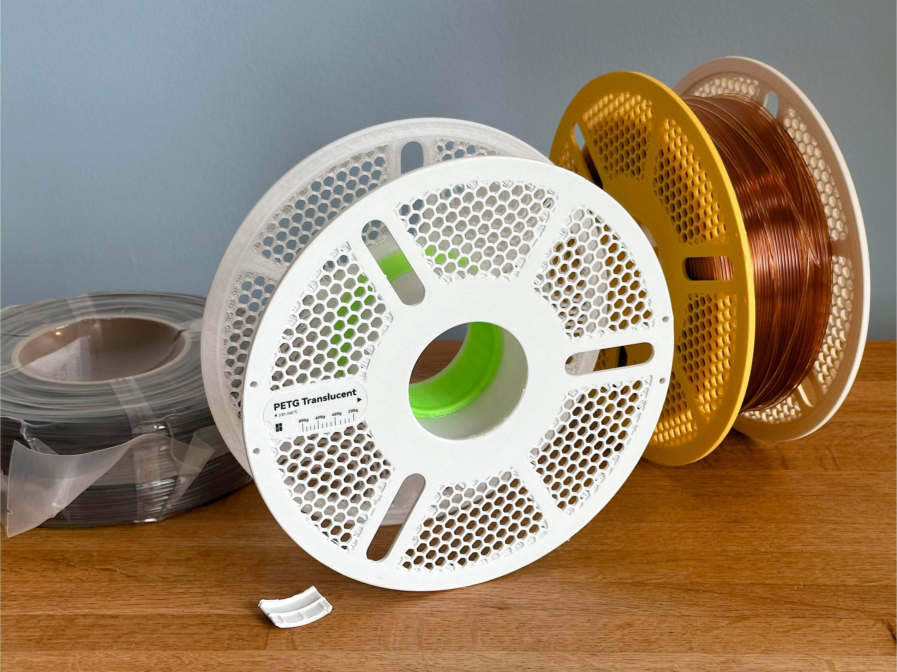 Bambu Reusable Spool with customizable pattern