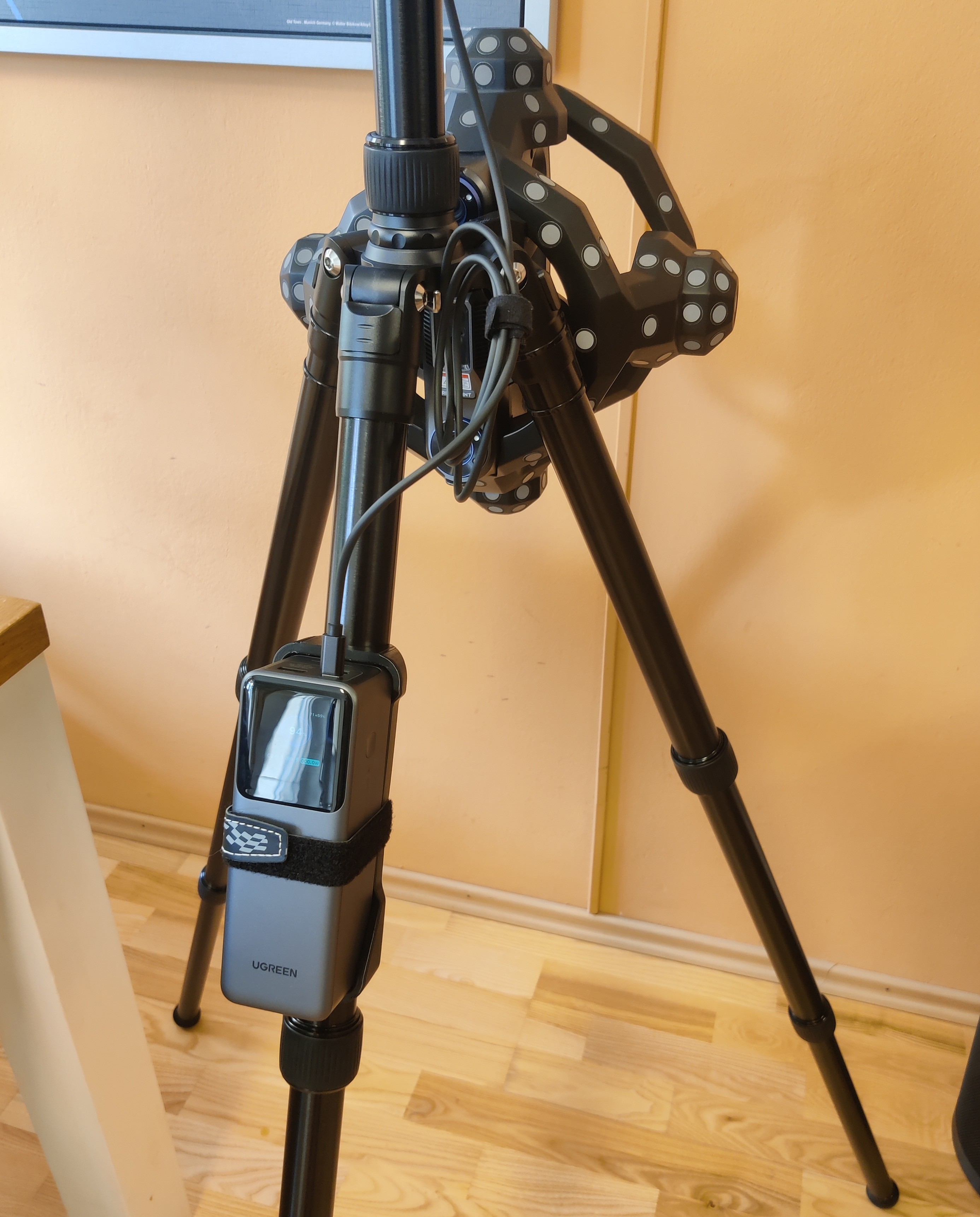 Revopoint Trackit / Trackit SR Tripod Powerbank Mount for Ugreen Nexode 25000mAh