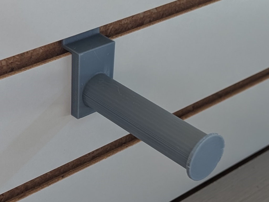 Slatwall Peg - 3.0" Long x  0.75" Diameter