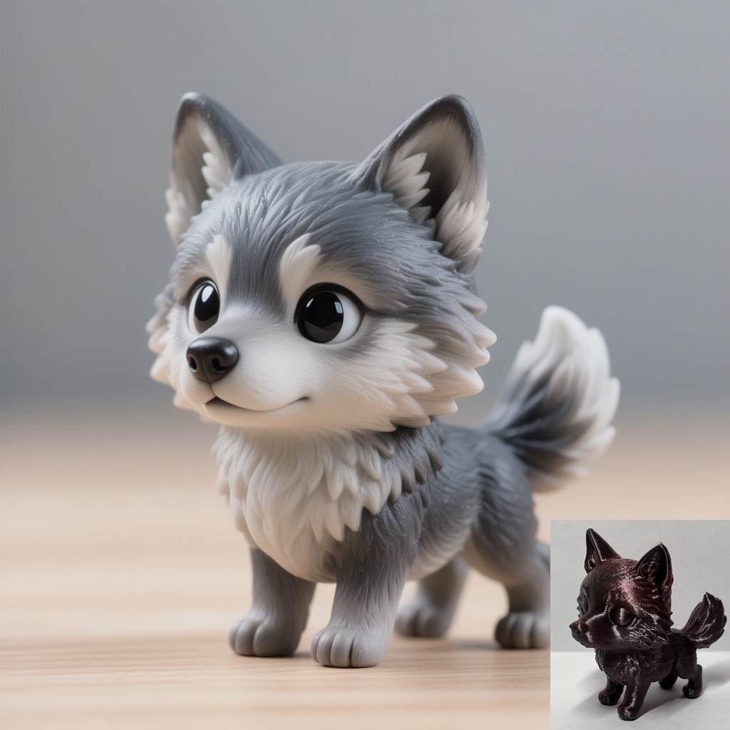 Cute Chibi Wolf #1