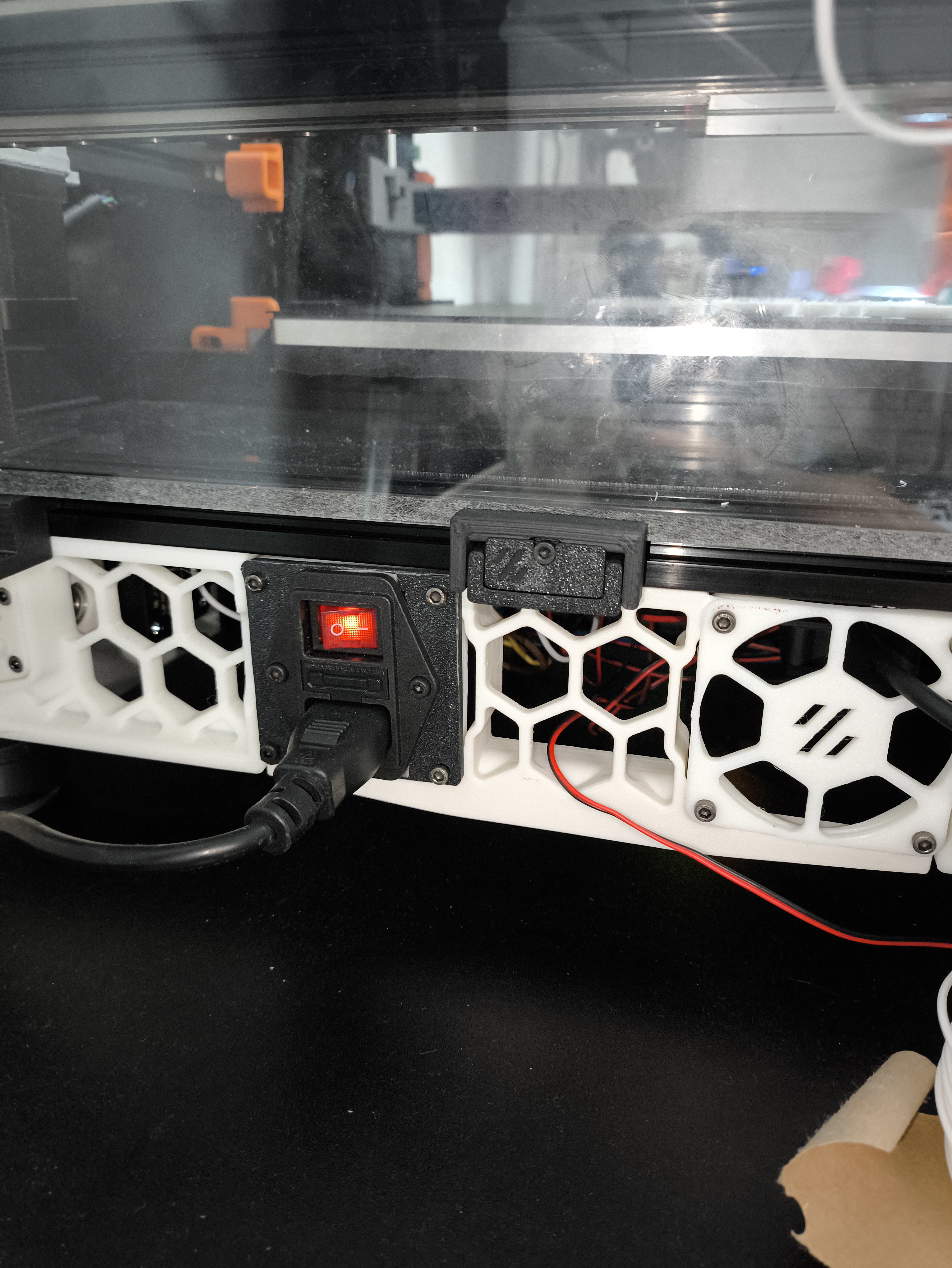 siboor voron v2.4 Power inlet moved to side fan