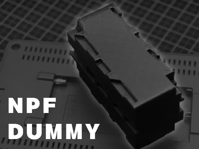 Double sided NP-F550 dummy