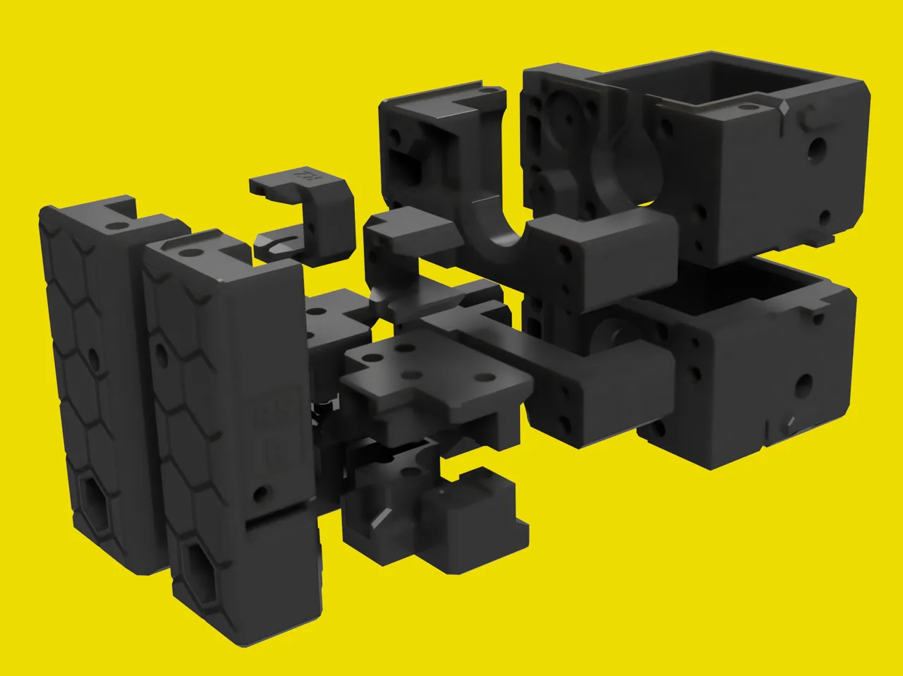 Prusa XL modified CoreXY parts for new O-rings or Washers with