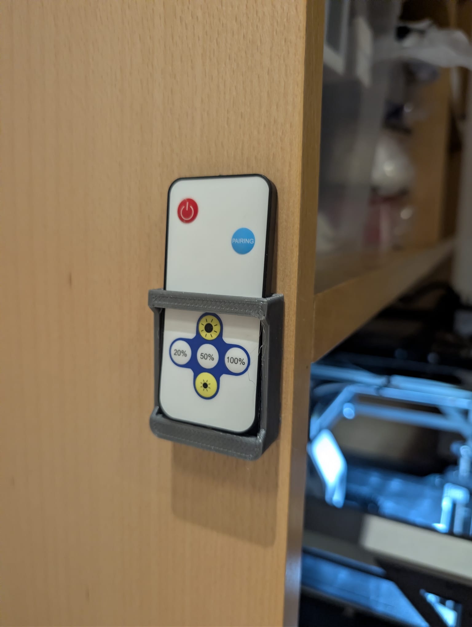 Cheap LED remote holder
