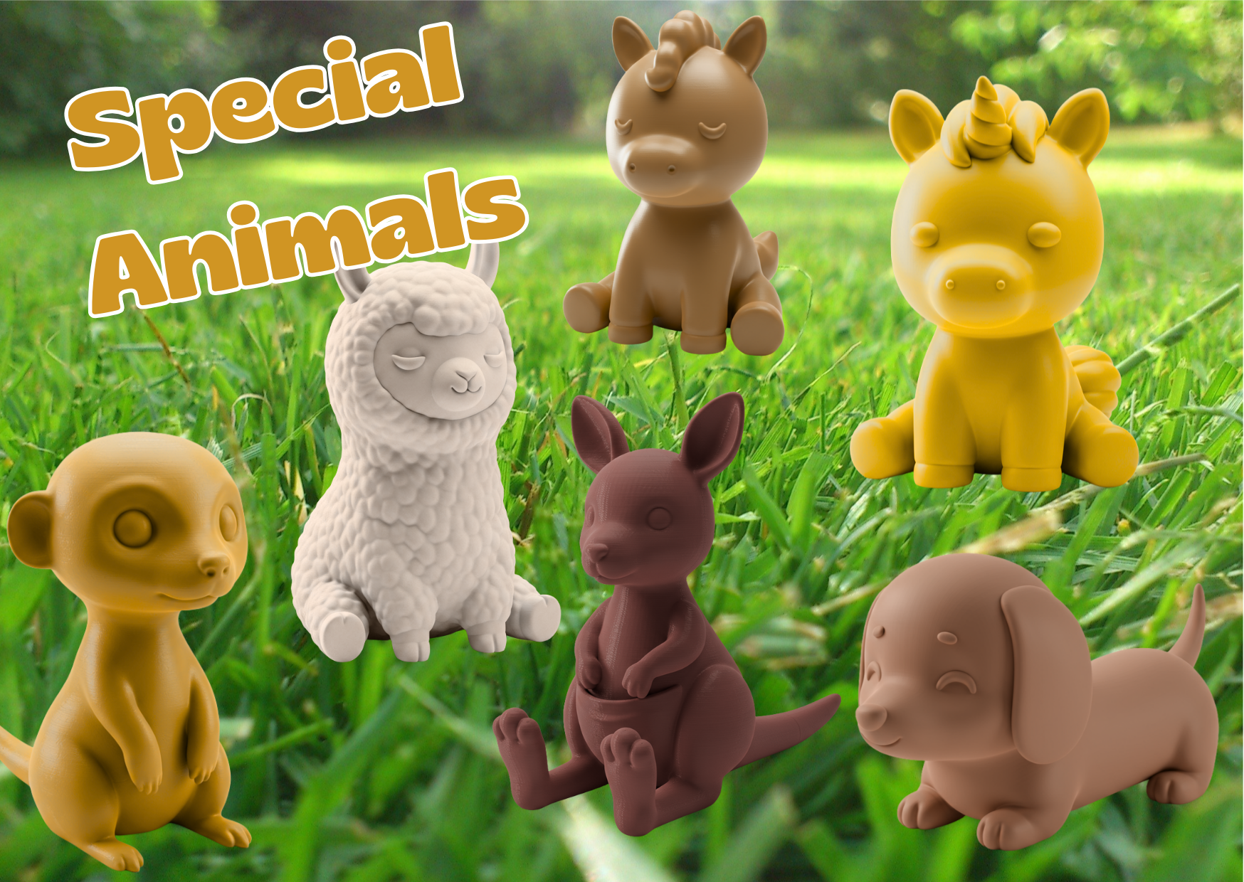 Miniatura 2 do modelo 3D Cute Mini Animals Edition 2