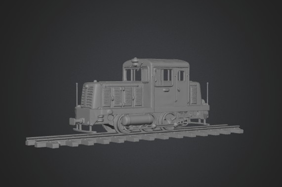 DC103 Locomotive 3D model by Ded Makar