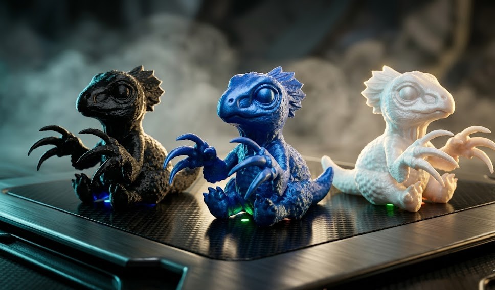Mini Therizinosaurus 3D Figurine - Cute Dino