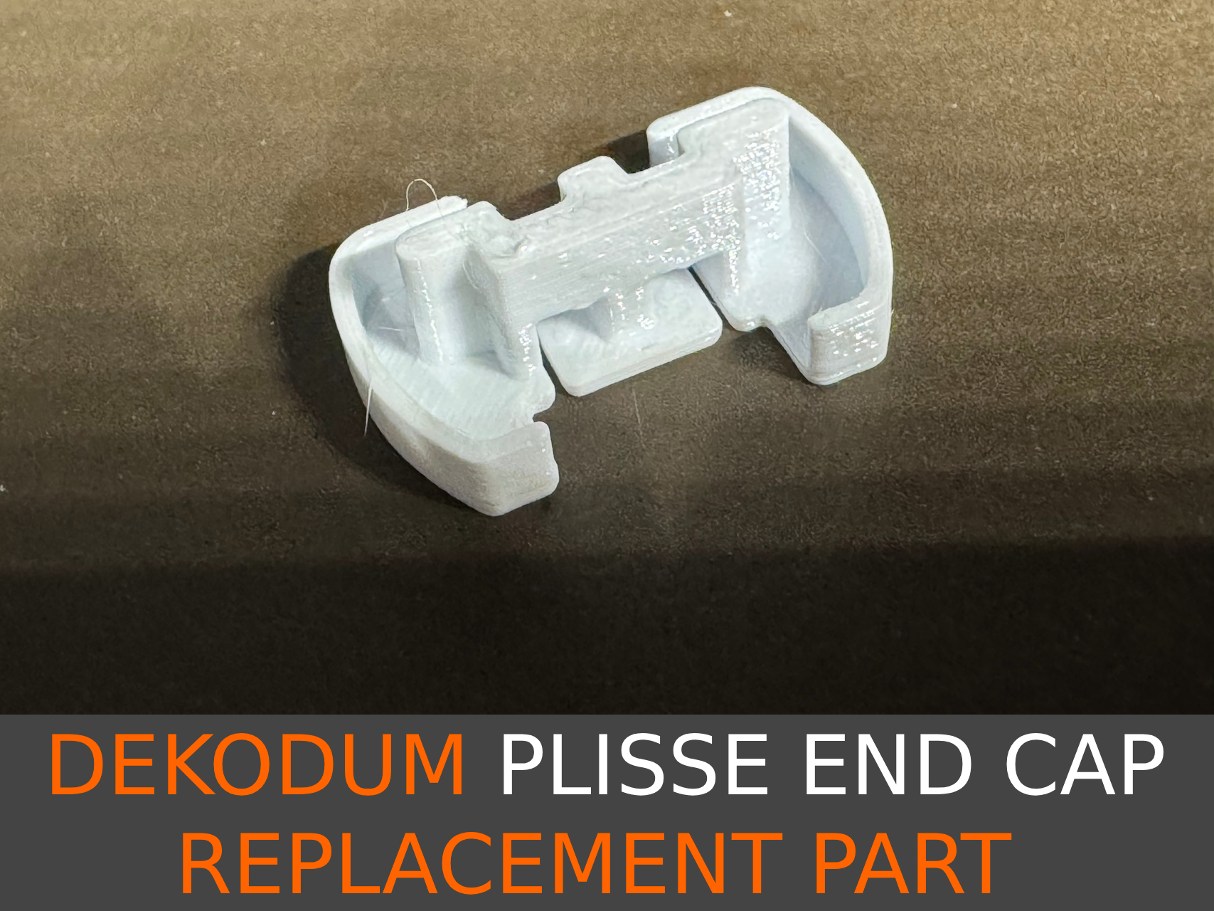DEKODUM Plissee Replacement End Cap