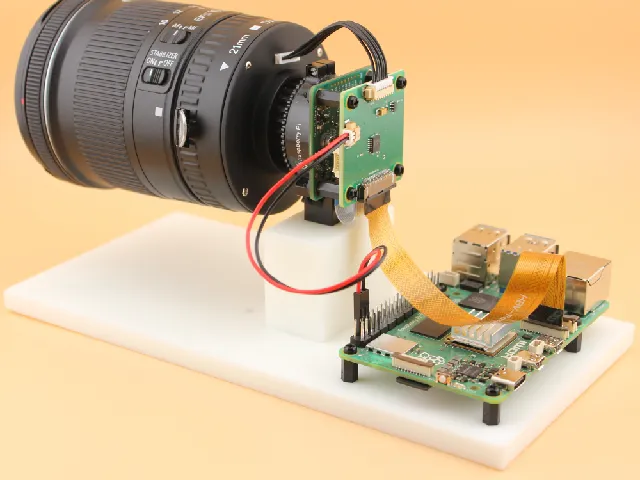 Lens Mount for Raspberry Pi Camera with Pinefeat Lens Controller & Adapter