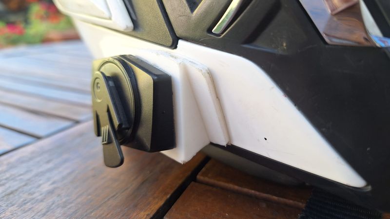Mio MiVue MP30 additional mount plate for variable helmets