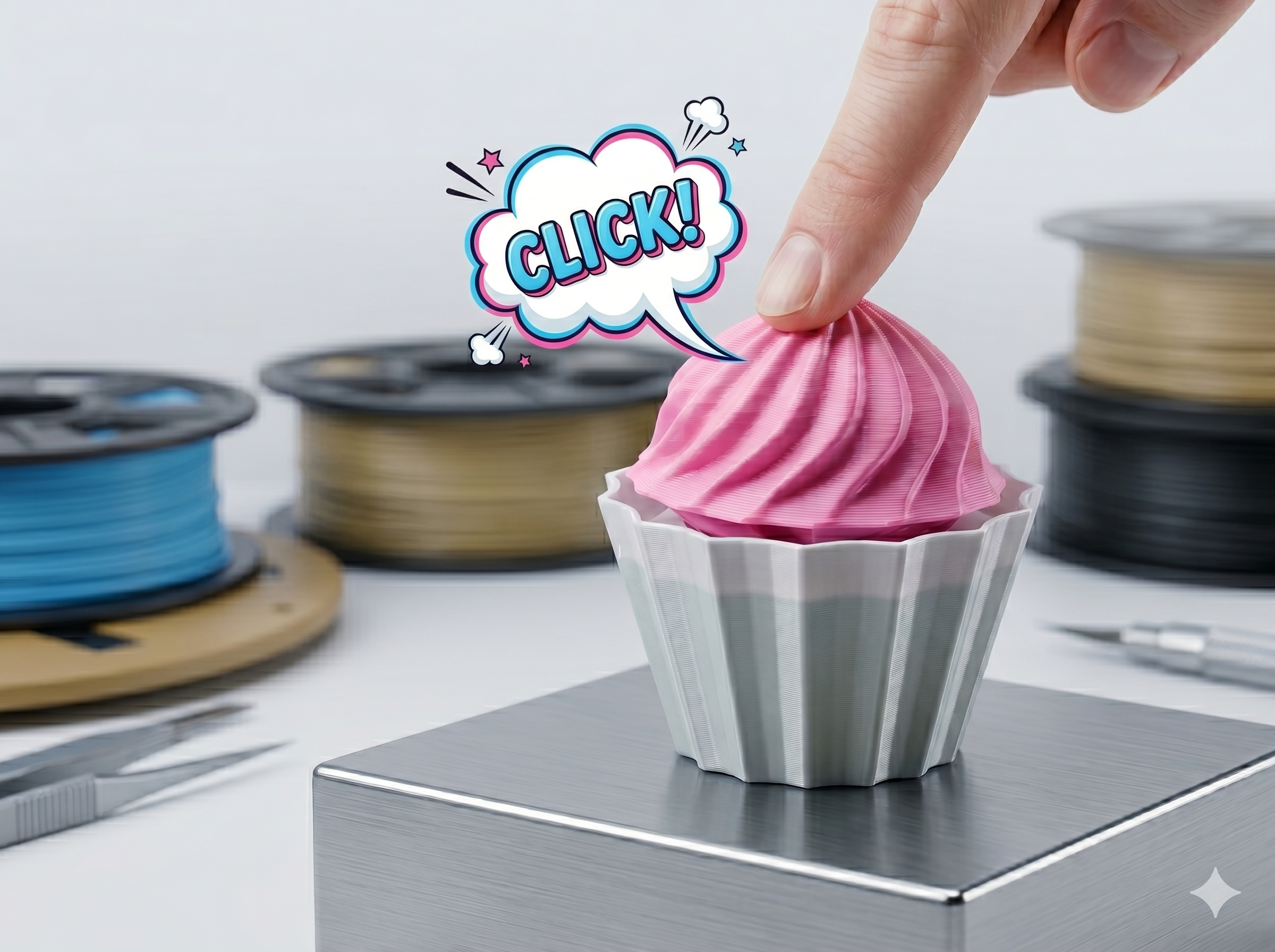 Cupcake Clicker Fidget Toy