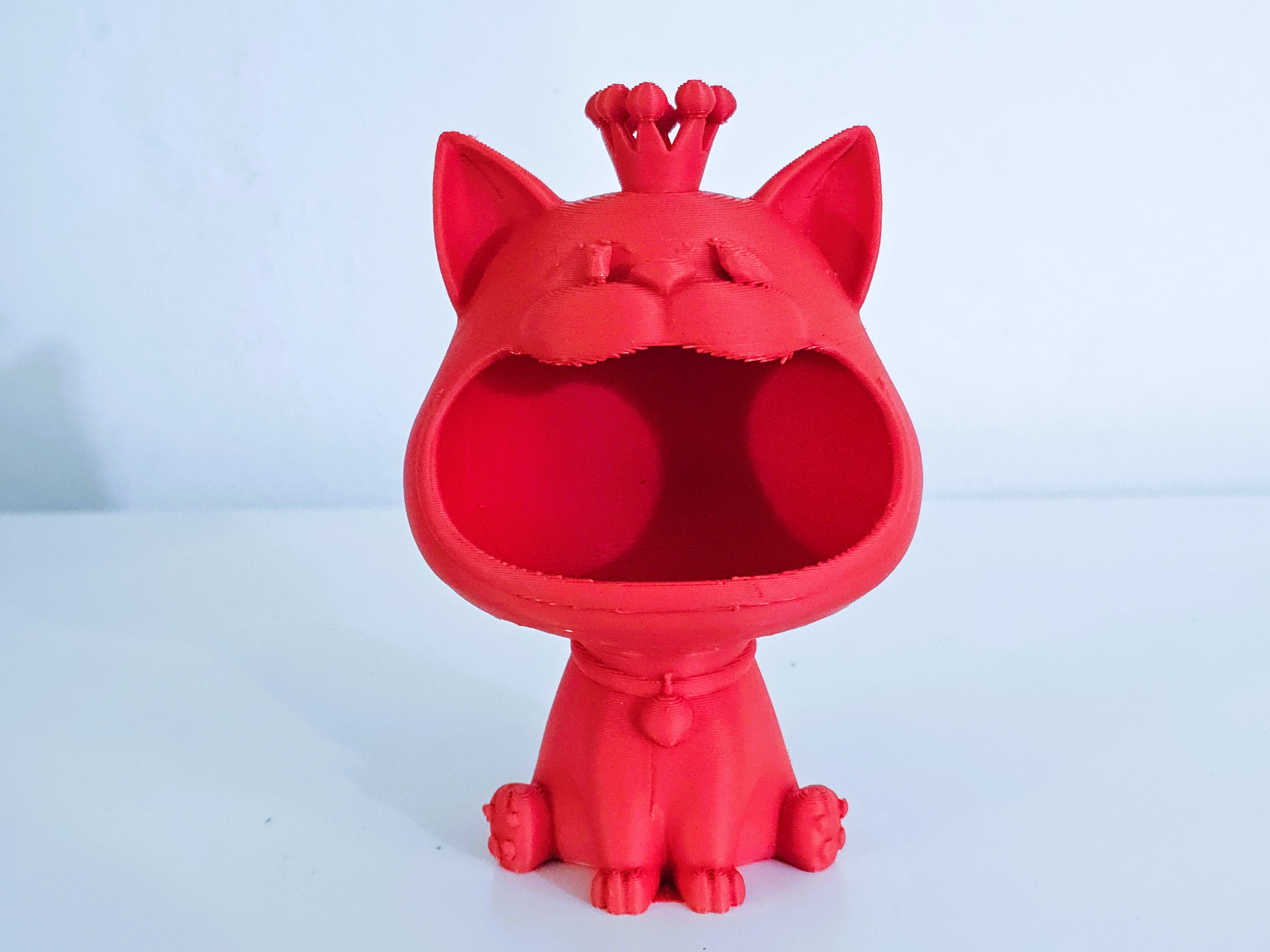 Bigmouth cat holder / catchall