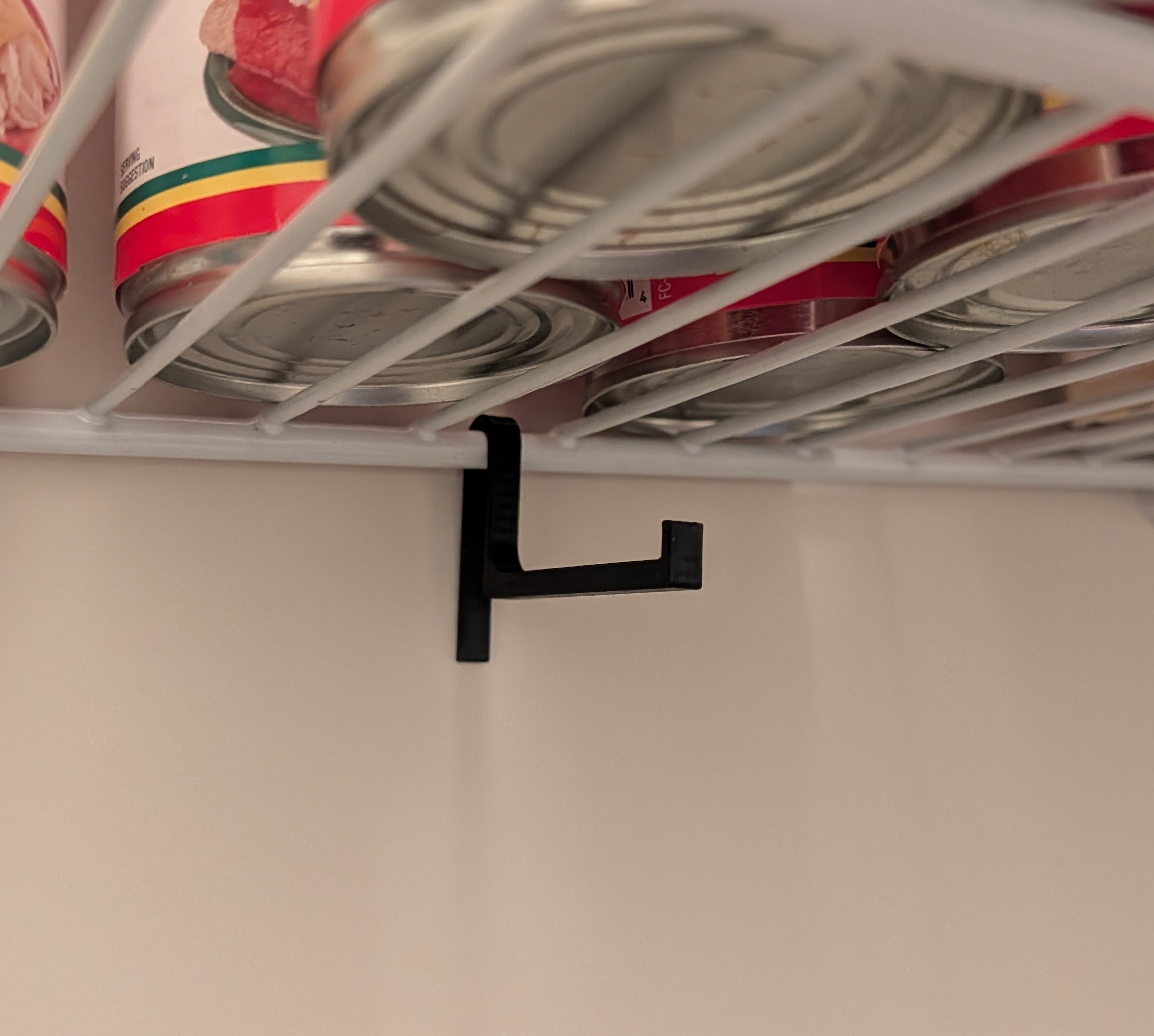 Wire Shelving Hook for Can-Stacking Rings