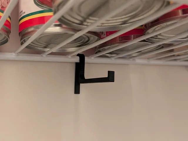 Wire Shelving Hook for Can-Stacking Rings