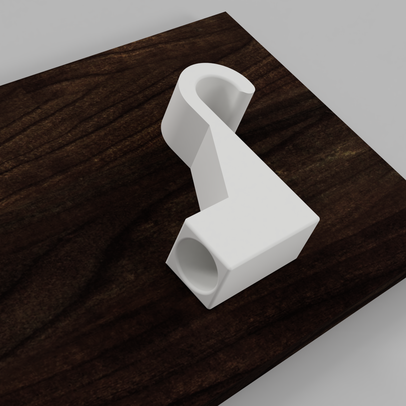 Wardrobe Hook for 16mm Tube