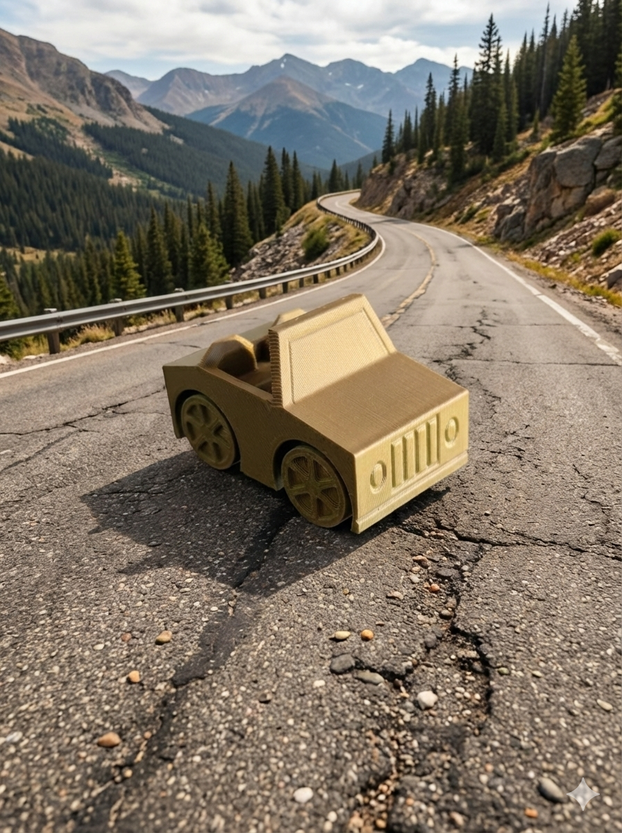 Sporty Mini Cabriolet 3D