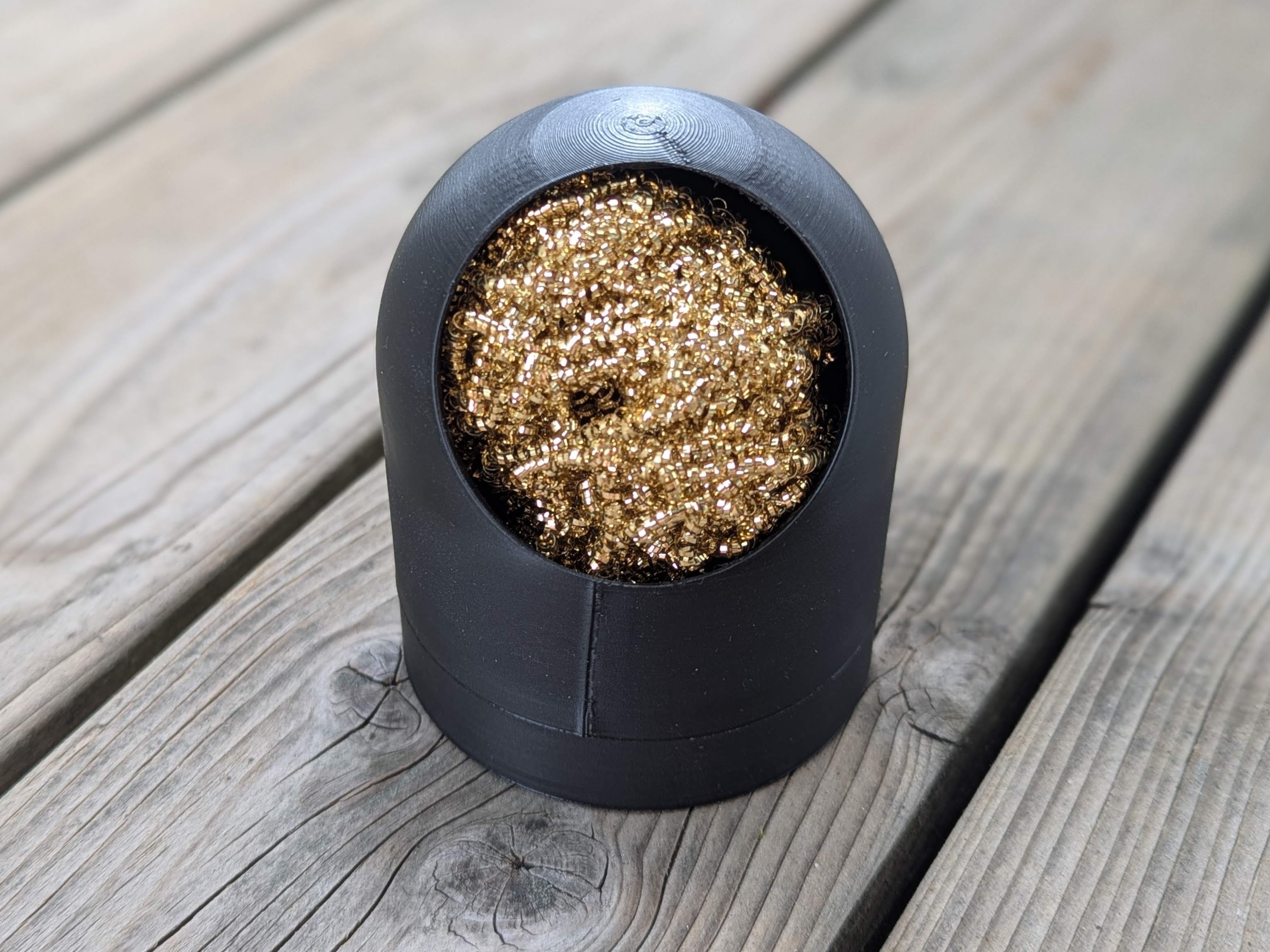Modified Base for "Solder Station Brass Wool Holder" by Spock — miniatura 5