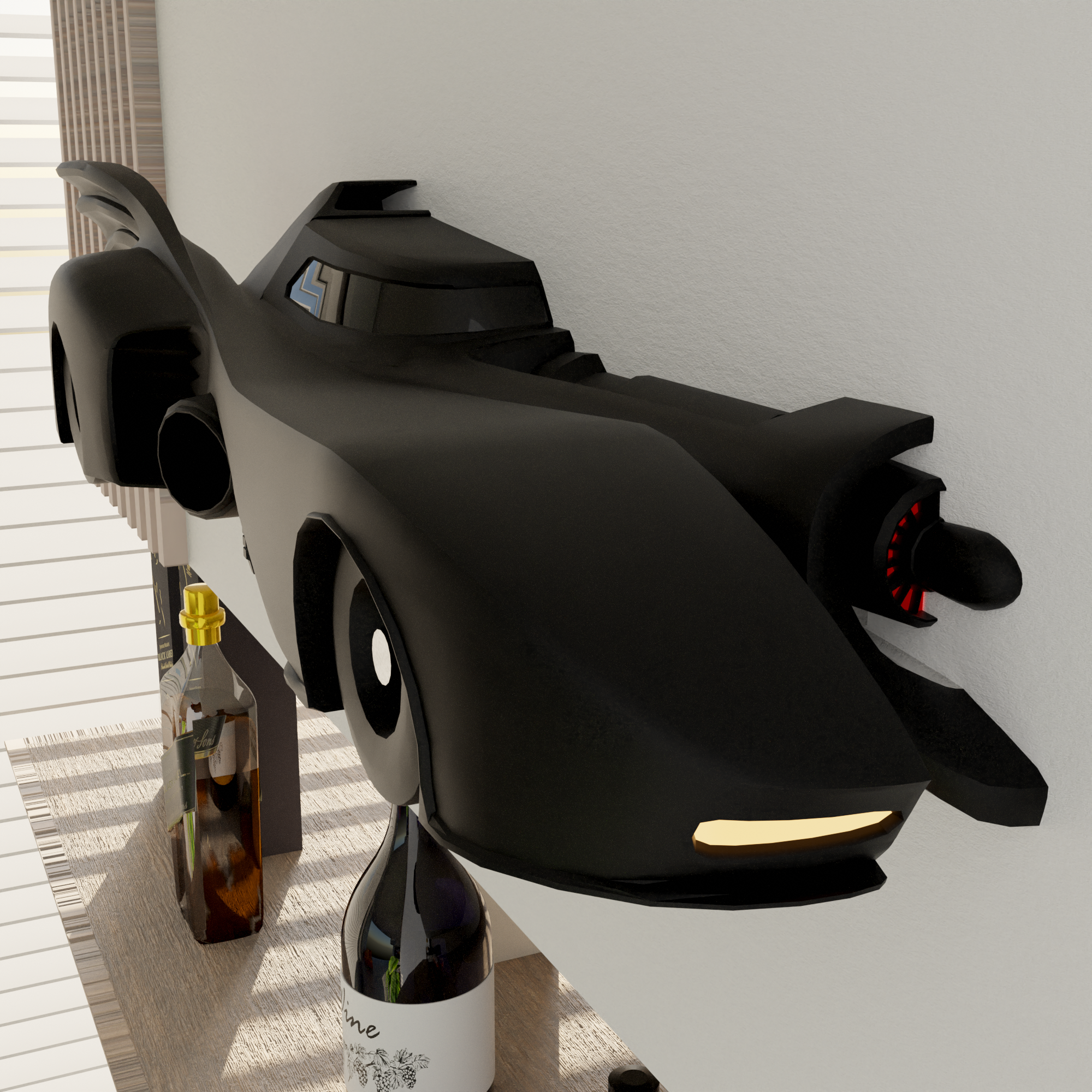 Batmobile 1990s Wall-mounted