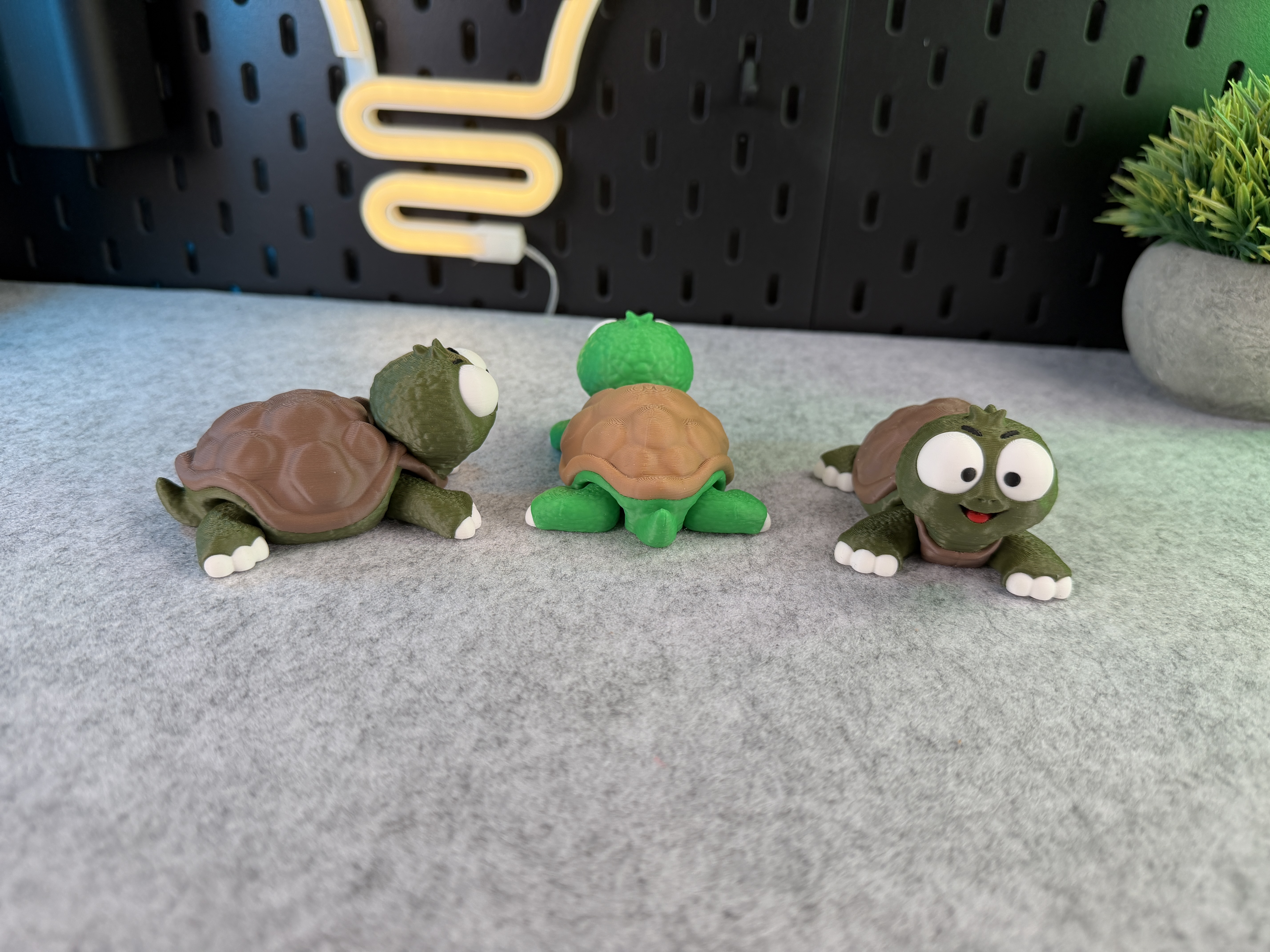 Miniatura 5 do modelo 3D Articulated Cute Turtle