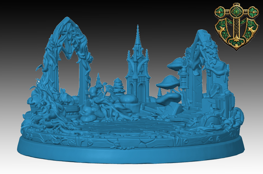 Elven Lair Miniature Base