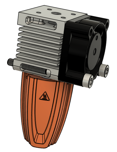 DAFT Mount standard heat sinks for popular hot ends