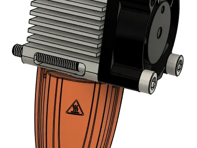 DAFT Mount standard heat sinks for popular hot ends