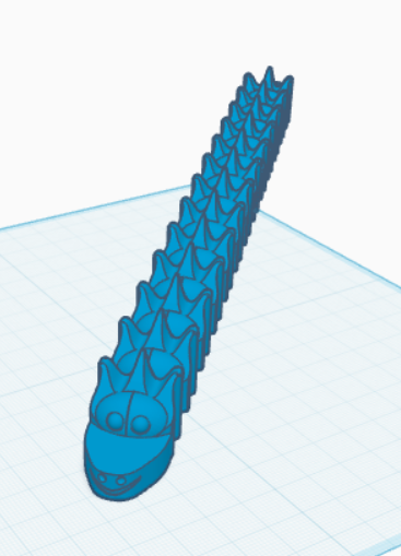 Artiulated chain dragon