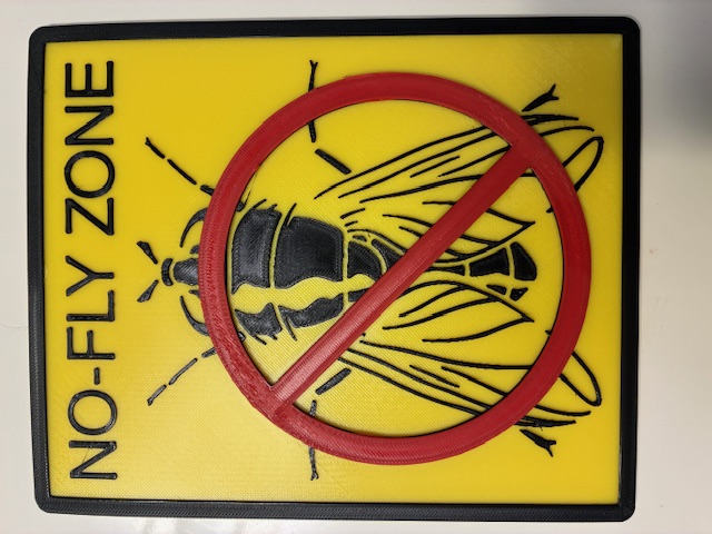No-Fly Zone Sign