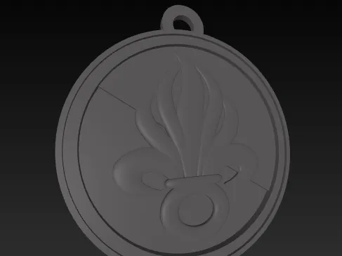Grenade à sept flammes Keychain
