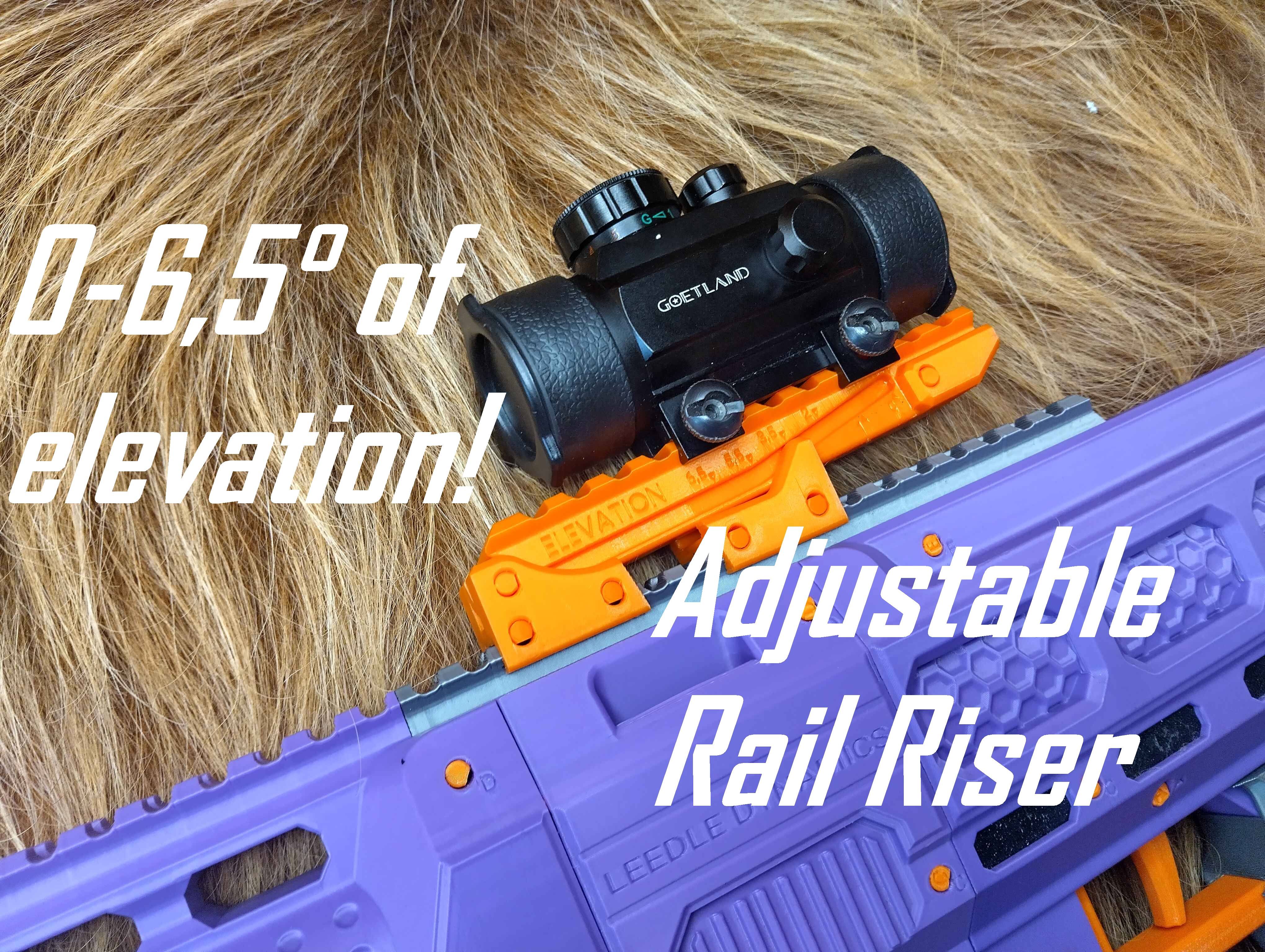 Adjustable Elevation Riser (0-6,5°)
