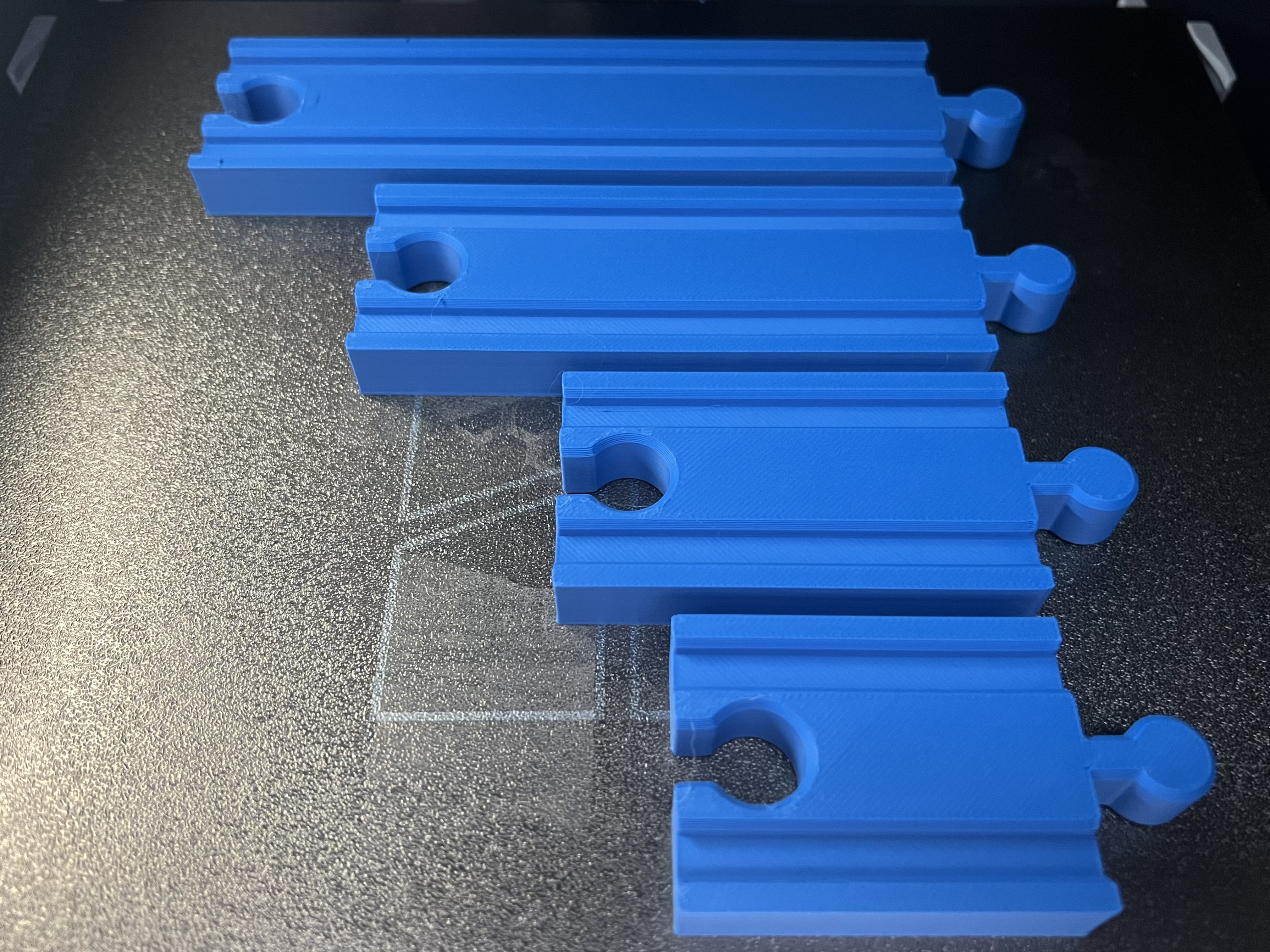 Woden Railway, Straight, Hole-Nipple, A2, A3, A1, A tracks, Brio compatible