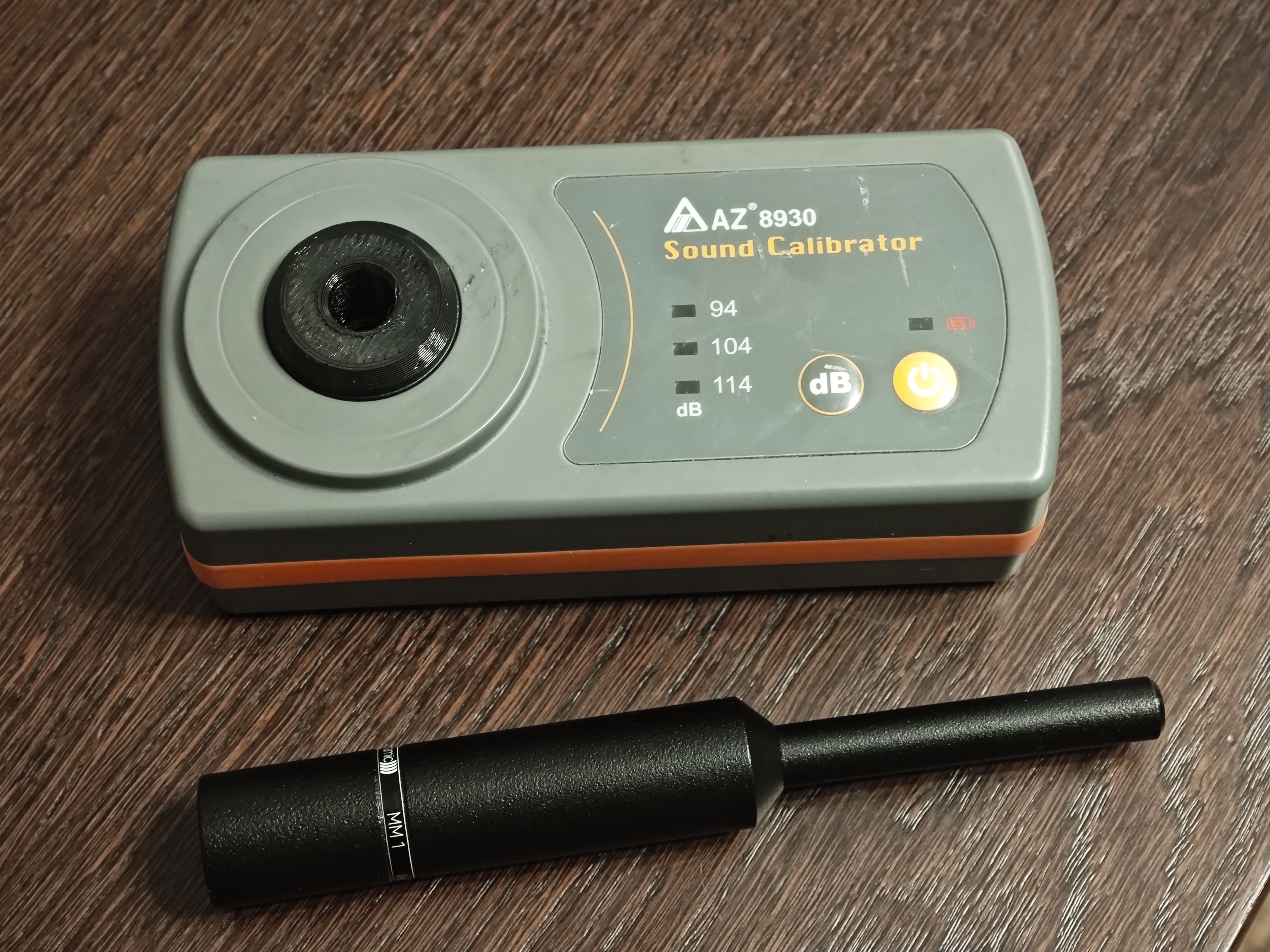 Sound Level Calibrator (AZ 8930 B 13.2mm) adapter for Beyerdynamic MM1