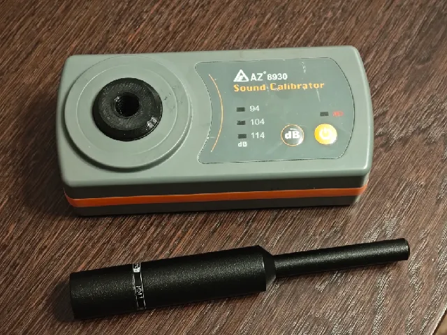 Sound Level Calibrator (AZ 8930 B 13.2mm) adapter for Beyerdynamic MM1