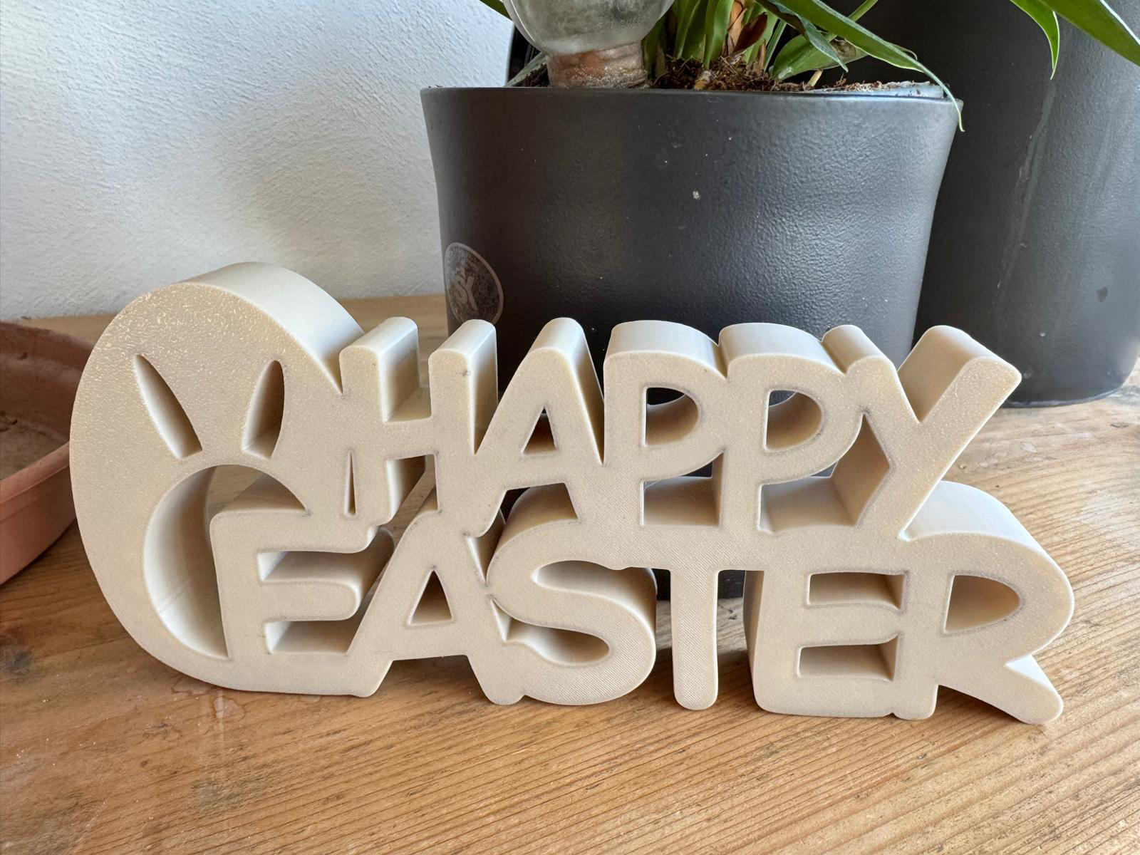Modern Easter Decoration - Happy Easter Sign Table — miniatura 2