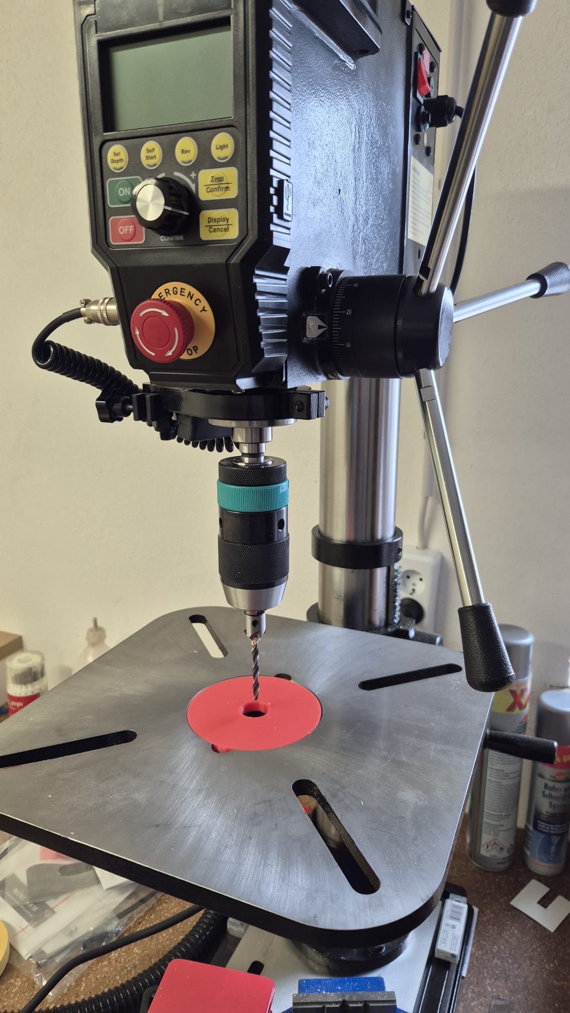 Table insert for Teknatool Nova Viking DVR drill press