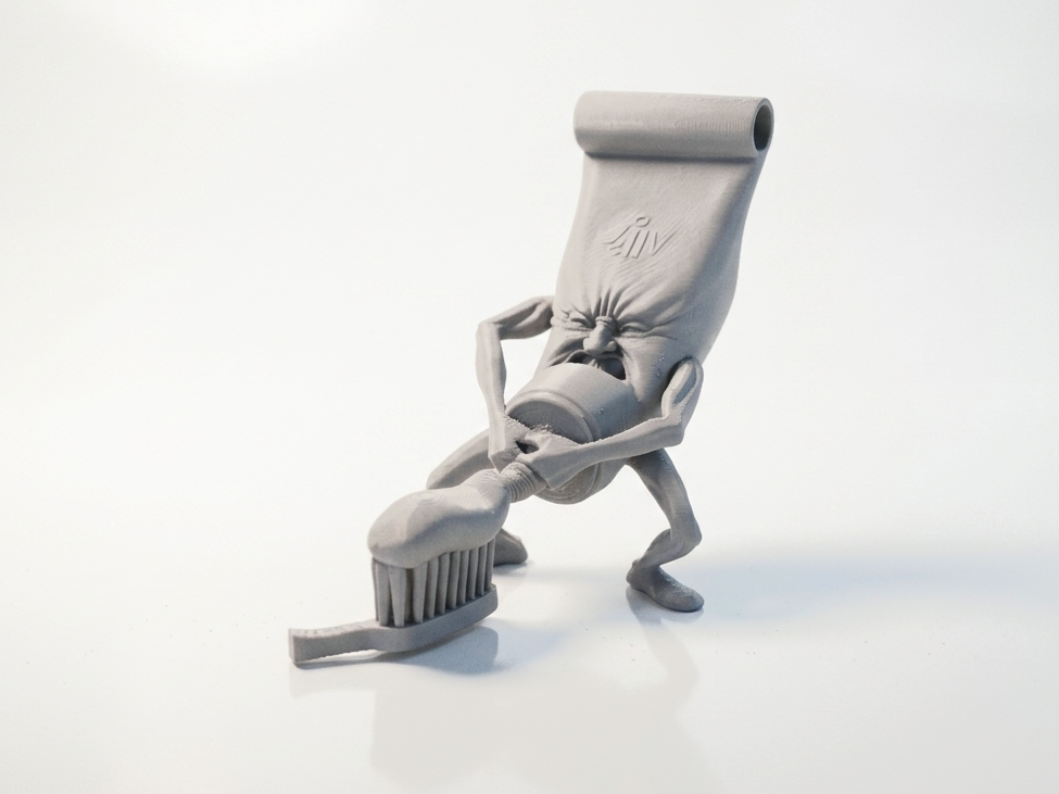 Toothpaste Tube Character Figurine 3D Printable