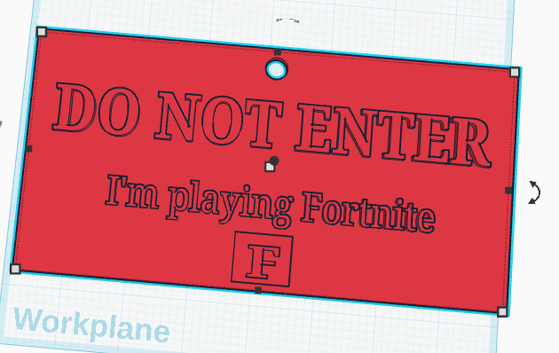 FORTNITE SIGN FOR ADDICTED BASEMENT DWELLERS