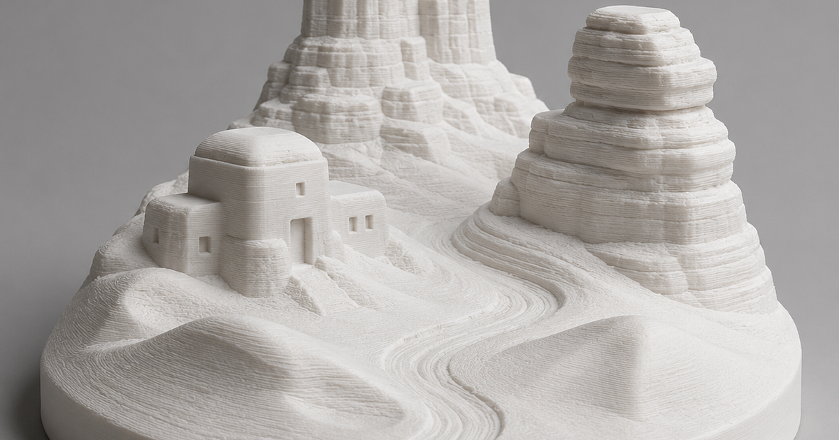 Desert model - Wüstenmodell by Haggiwatt | Download free STL model ...