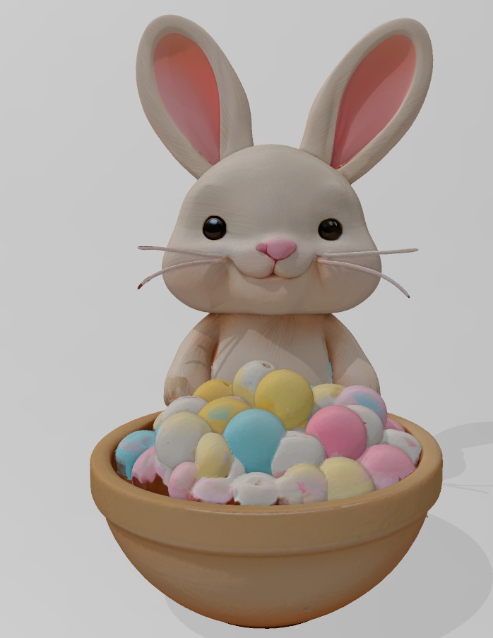 Easter Bunny Candy Bowl