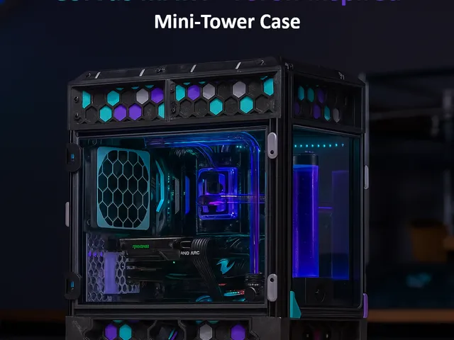 Corvus mATX (Micro-ATX) - 3D Printed PC Case - Voron Inspired