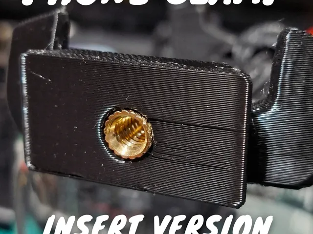 Tripod phone mount INSERT VERSION Remixed fromTripod Mobile Phone Clamp V2