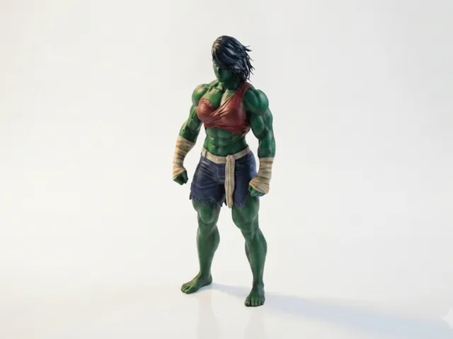 She Hulk Figurine Marvel Hero 3D Printable
