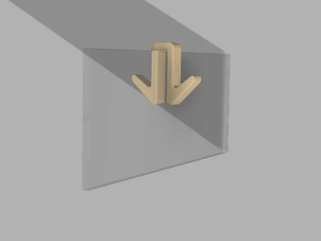 Two-sided hook