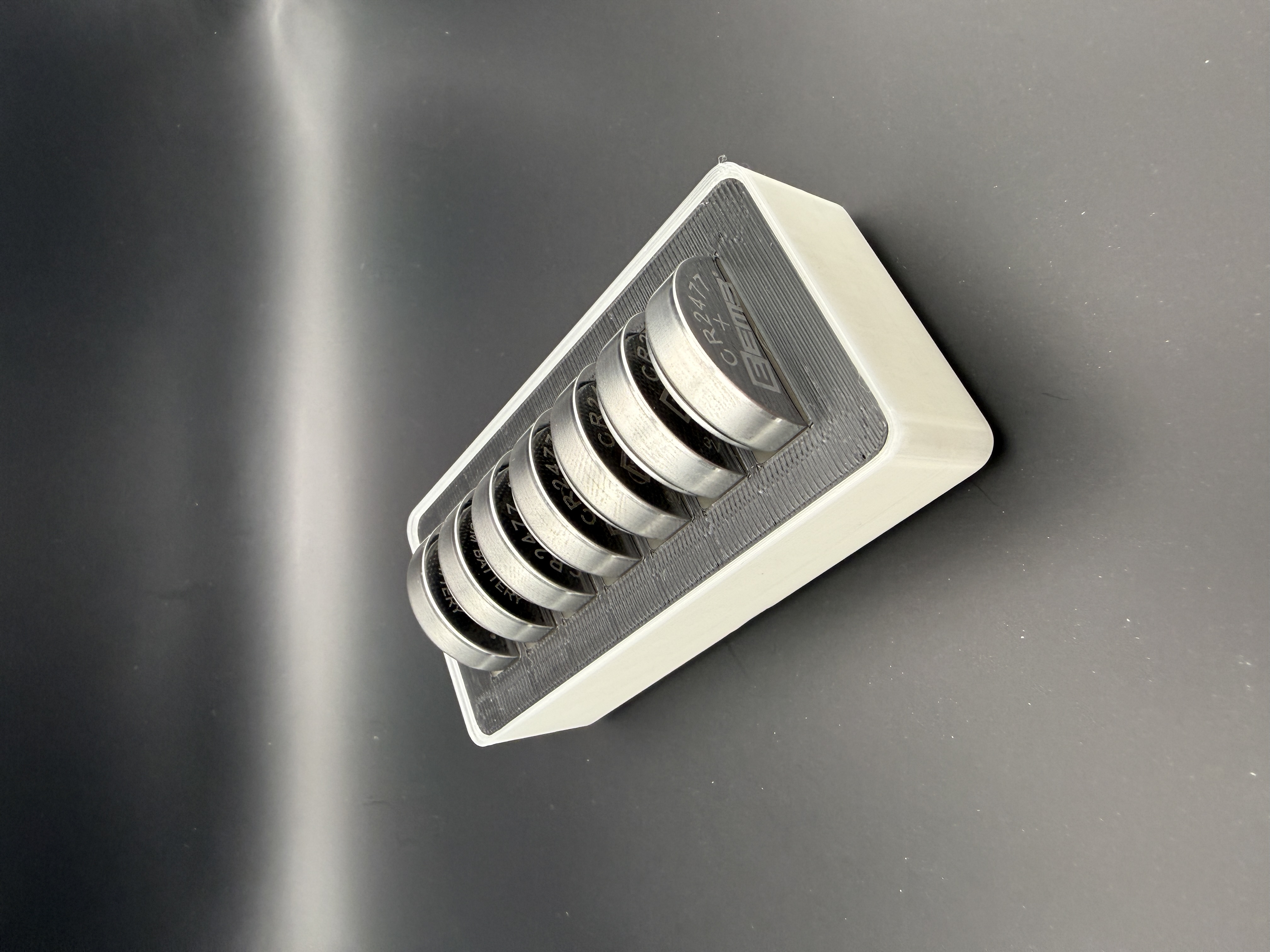 Gridfinity Bin 1x2 – CR2477 Battery Holder